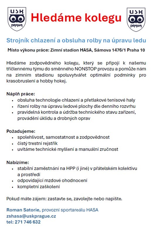 HASA - HLEDÁME KOLEGU